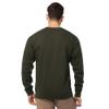 Fruit of the Loom Men's Eversoft Fleece Sweatshirts, Crewneck & Quarter Zip, Moisture Wicking & Breathable, Sizes S-4X, Regular-Duffle Bag Green, Large view 2