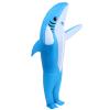 IHGYT Inflatable Shark Costume for Adults, Blow Up Jumpsuit, Blue view 1