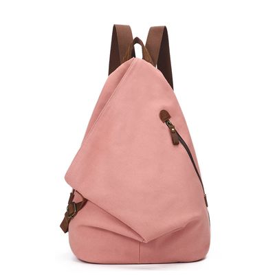 KL928 Canvas Vintage Backpack  Large Casual Daypack Outdoor Travel Rucksack Hiking Backpacks for Men Women