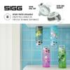Sigg - Kids Water Bottle - Viva Construction - Suitable For Carbonated Beverages - Leakproof - Dishwasher Safe - BPA Free - Sports & Bike - Grey - 17 Oz view 4