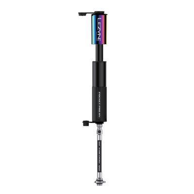 LEZYNE Pocket Drive Pro HV Hand Pump, 90 PSI, CNC Aluminum, Presta & Schrader, Bike Tire Pump with Frame Mount