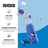 Sigg - Kids Water Bottle - Viva One Blue Whale - Suitable For Carbonated Beverages - Leakproof - Dishwasher Safe - BPA Free - Sports & Bike - Blue - 17 Oz view 4