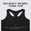 CRZ YOGA Butterluxe Racerback Tank Tops for Women - Yoga Workout Casual Gym Athletic Camisole Tight Sleeveless Shirts Black XX-Small view 3