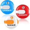 Fiada 3 Pcs 1.2 Inch Golf Score Counter for Women Mini Golf Stroke Counter Scoring Keeper up to 12 Shot to Scorekeeper Glove in(Orange, Red, Blue) view 1