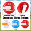 Fiada 3 Pcs 1.2 Inch Golf Score Counter for Women Mini Golf Stroke Counter Scoring Keeper up to 12 Shot to Scorekeeper Glove in(Orange, Red, Blue) view 2