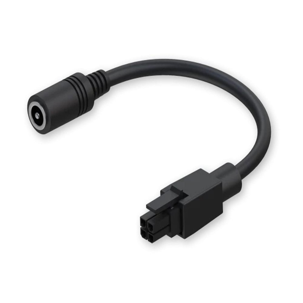 Teltonika PR2PD01B 4-Pin to Barrel Socket Adapter; Compatible with RUT200, RUT241, RUT240, TCR100, RUT950, RUT951, RUT956, RUT955, RUTX09, RUTX11, RUTX14, RUTX12, RUTXR1, RUT360, and Other Routers