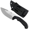 Tactical D2 Drop Point Fixed Blade Knife - G10 Handle, Kydex Sheath, Molle Clip, Camping & Survival Accessory - EDC & Hunting Gear - 40208 (Silver TKF212SL) view 1