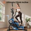 YOSUDA Elliptical Exercise Machine, 3-in-1 (Elliptical + Cardio Climber + Stair Stepper) Elliptical Machine for Home with 45Incline, 15.5 in Stride, 16-Levals Resistance, Quiet Magnetic System view 3