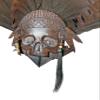 Unique "Skull of the Hunter" Turkey Display for Fan, Beards, and Spurs (Gloss) view 3