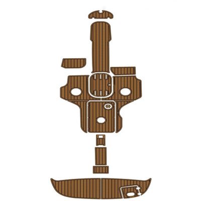 Boat EVA Faux Teak Decking Floor Compatible with 2005 Four Winns Horizon 230 Swim Platform Cockpit Boat EVA Foam Teak Floor Pad