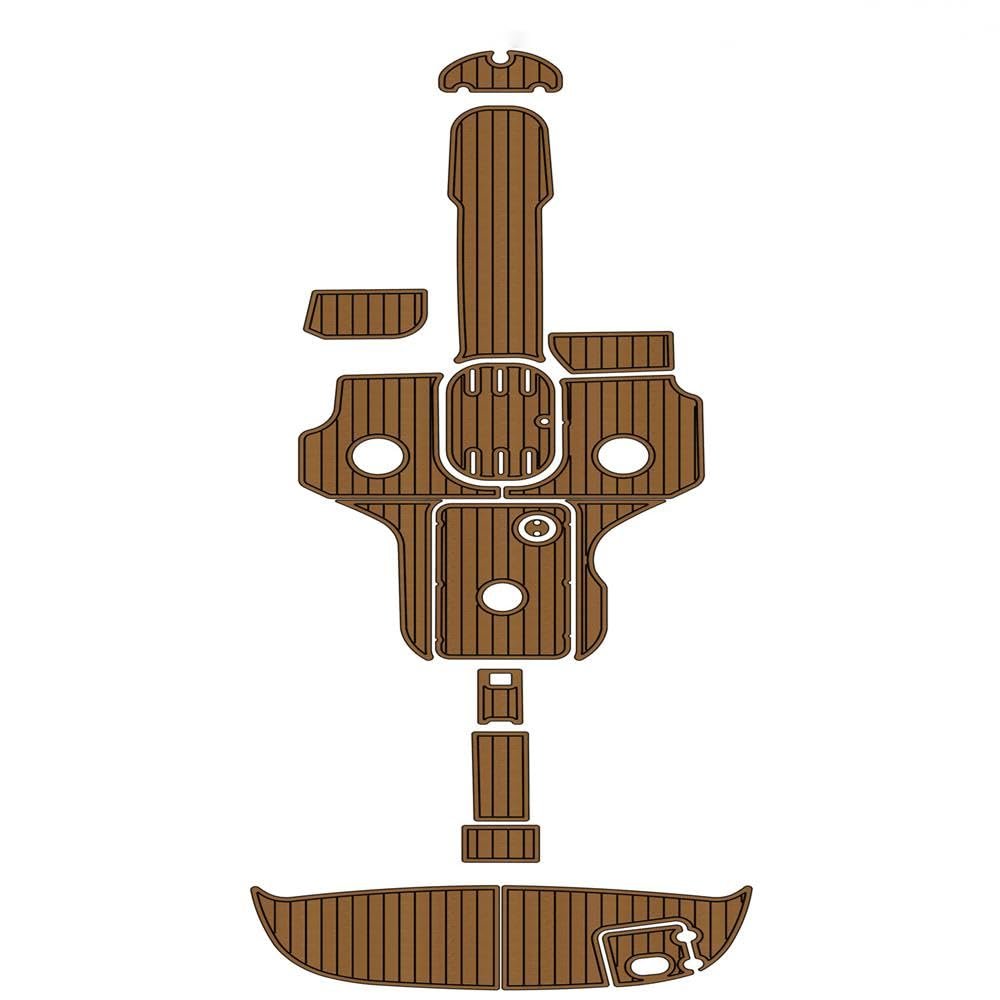 Boat EVA Faux Teak Decking Floor Compatible with 2005 Four Winns Horizon 230 Swim Platform Cockpit Boat EVA Foam Teak Floor Pad