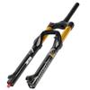 HSQMA Mountain Bike Suspension Forks 26/27.5/29 Bike Air Fork Travel 140mm 1-1/2 Tapered Front Fork Disc Brake QR Manual Lockout Damping Rebound Adjustment for XC AM view 1