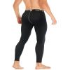 TELALEO 4 Pack Men's Compression Pants Leggings Sports Tights Performance Athletic Baselayer Workout Running 2XL view 4