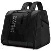 OutdoorMaster 38L Ski Boot Bag, Air Travel Snowboard Boot Backpack with Waterproof Bottom for Ski Helmet, Goggles and Gloves - Black view 1