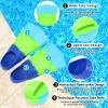 Fanwill Kids Swim Fins,Short Comfortable Flippers for Lap Swimming and Training for Children,Girls,Boys,Youth,Women(XXXS) view 3