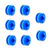 SzBlaZe 8 Pack 58 x 32mm Light up Roller Skate Wheels with Bearings for Quad Skates or Outdoor Double Row Skating or Skateboard Accessories(Blue) view 1