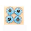 SzBlaZe 8 Pack 58 x 32mm Light up Roller Skate Wheels with Bearings for Quad Skates or Outdoor Double Row Skating or Skateboard Accessories(Blue) view 3