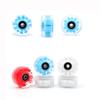 SzBlaZe 8 Pack 58 x 32mm Light up Roller Skate Wheels with Bearings for Quad Skates or Outdoor Double Row Skating or Skateboard Accessories(Blue) view 4