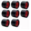 SzBlaZe 8 Pack 58mmx39mm Roller Skate Wheels 95A Quad Skate Wheels with Bearings for Outdoor Double Row Skating or Skateboard Accessories (Balck) view 1