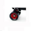 SzBlaZe 8 Pack 58mmx39mm Roller Skate Wheels 95A Quad Skate Wheels with Bearings for Outdoor Double Row Skating or Skateboard Accessories (Balck) view 4