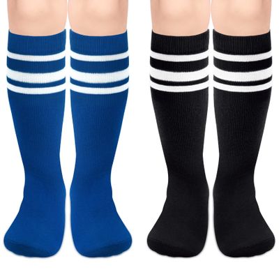Youth Soccer Socks Kids Soccer Socks Kids Youth Football Socks Youth Boys Soccer Socks Kids Socks 4-6 Years Tube Socks