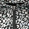 ZEROYAA Mens Hipster Leopard Metallic Zip Up Sleeveless Hooded Vest T Shirt with Kangaroo Pocket ZLSV18-Silver Large view 4