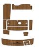 Boat EVA Faux Teak Decking Floor Compatible with 2004 Four Winns 248 Vista Swim Platform Cockpit Boat EVA Teak Deck Floor Pad Mat view 1
