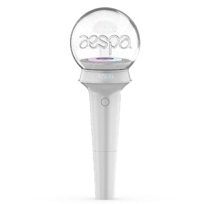GASHINA STORY Aespa Official Light Stick, Fanlight + Gift Set (Photocards & Message Photocards & Stickers)