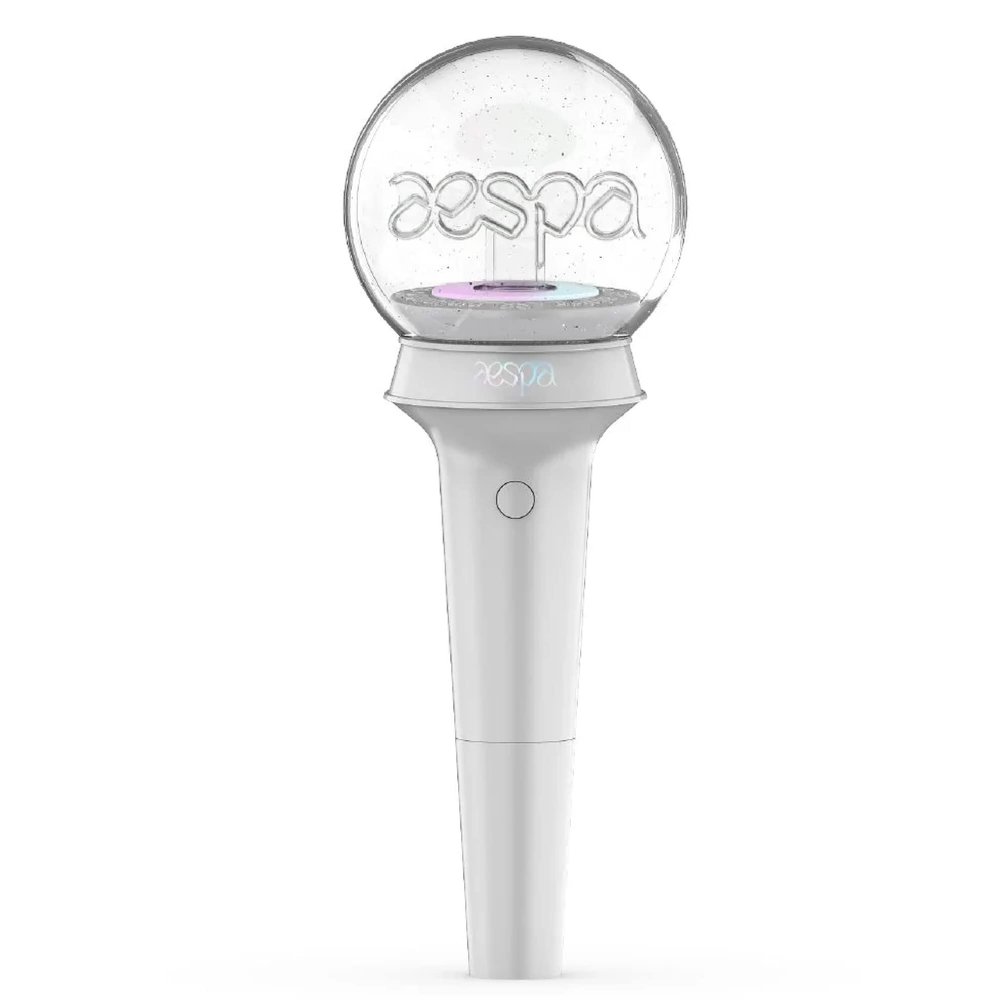 GASHINA STORY Aespa Official Light Stick, Fanlight + Gift Set (Photocards & Message Photocards & Stickers)
