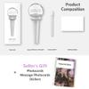 GASHINA STORY Aespa Official Light Stick, Fanlight + Gift Set (Photocards & Message Photocards & Stickers) view 2
