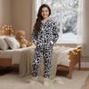 A2Z 4 Kids Girls Onesie Leopard Pyjama Sets A2Z Onesie One Piece - E.Soft 154 White 5-6 view 2