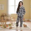 A2Z 4 Kids Girls Onesie Leopard Pyjama Sets A2Z Onesie One Piece - E.Soft 154 White 5-6 view 4