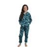 A2Z 4 Kids Girls Onesie Leopard Pyjama Sets A2Z Onesie One Piece - E.Soft 154 Mint 13 view 1