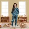 A2Z 4 Kids Girls Onesie Leopard Pyjama Sets A2Z Onesie One Piece - E.Soft 154 Mint 13 view 4