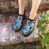 Sloggers Waterproof Garden Shoe for Women Outdoor Slip-On Rain and Garden Clogs with Premium Comfort Support Insole, (Bird Turquoise), (Size 6) view 2