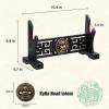 Ekkhysis Kylin Sword Stand 1-Tier Padded Hook Katana Stand Holder Display Hanger for Tanto Rapier Light Saber Samurai Cosplay Blade Tanjirou Demon Slayer Weapon Display Stand (1-tier) view 2
