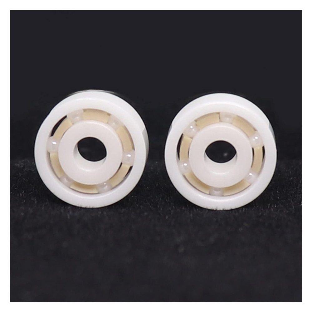 JEEFUSE 2PCS MR62 Full ZrO2 Ceramic Ball Bearing 2x6x2.5MM ABEC-9 Zirconia Ceramic Ocean Fishing Reels Miniature Bearings (Diameter : 2Pcs)