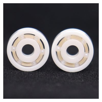 JEEFUSE 2PCS MR115 Full ZrO2 Ceramic Ball Bearing 5x11x4mm ABEC-9 Zirconia Ceramic Ocean Fishing Reels Miniature Ball Bearings