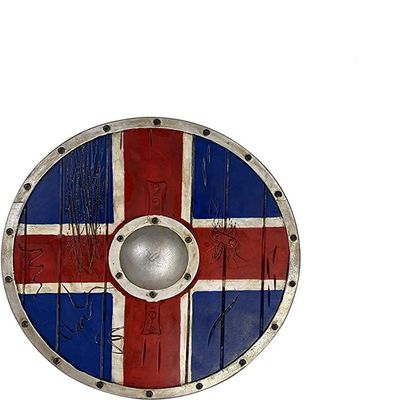 ARTIZANSTORE Medieval Wooden Viking Shield Historical Viking Shield Wooden Round Shield Viking Shield Knight Armor Halloween Costume