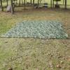 Camping Hammock, Double & Single Portable Hammock with Tree Straps, Lightweight Nylon Hammock Swing Set with Net and Rain Fly Tarp and Pocket for Backpacking Hiking Travel Outdoor(Green+Camouflage) view 4