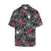 HUGLAZY Spider Halloween Shirt Funny Hawaiian Shirt Men Button Down Shirts Short Sleeve Party Outfit 4XL view 4