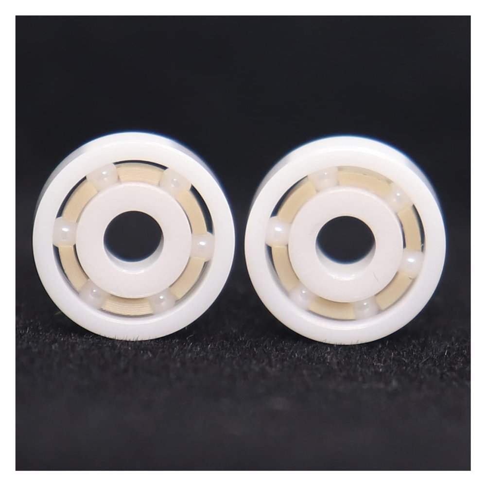 JEEFUSE MR126 Full ZrO2 Ceramic Ball Bearing (2 PCS) 6 * 12 * 4mm ABEC-9 ZRO2 Zirconia Ceramic Ocean Fishing Reels Miniature Ball Bearings