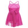 Agoky Kids Girl's Sparkling Ballet Tutu Dress Dance wear Costumes Gymnastics Leotard Gym Party Rose Glittery 12 view 2