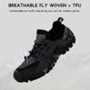 TANGYUGEN Water Hiking Shoes Mens Womens Trail Trekking Climbing Shoes Slip Resistant Lightweight Breathable Outdoor Walking Jogging Travel Grey Size view 4