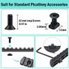 16 Pack T-Nut Screw Replacement Sets,Compatible with Rail Mount, with Thread Locking Screws, Wrench and Nuts, Hardware for Standard Rail Systems (16 x Screws, 16 x Nuts and 3 x Wrench) view 2