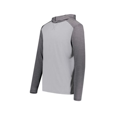 Augusta Sportswear Gameday Vintage Hoodie Grey Heather/Carbon Heather M