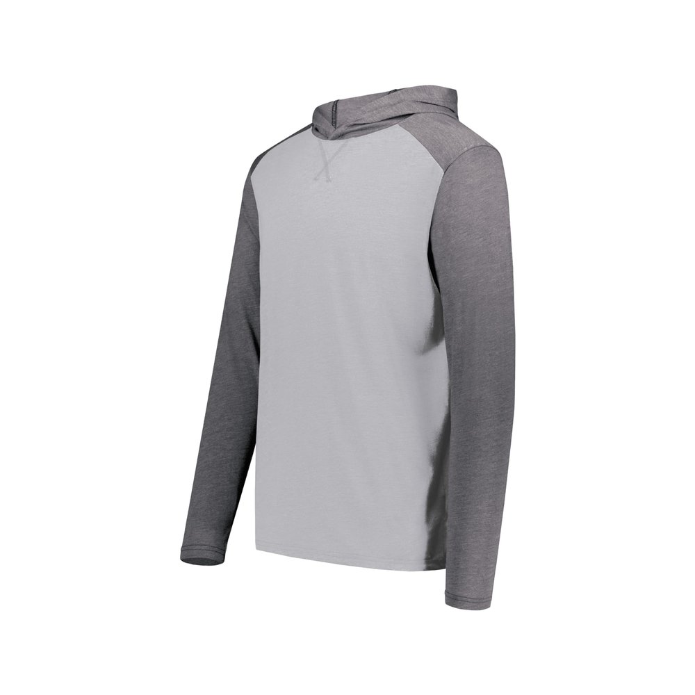Augusta Sportswear Gameday Vintage Hoodie Grey Heather/Carbon Heather M