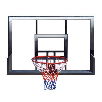 Basketball Rim Adult Youth Wall Mounted Basketball Hoop, with Solid Loop and Nylon Cord, Easy Installation (Size : 120X80CM)