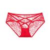 Celamirio Women's Sexy Lace Panties Red S view 1