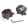 MIZUGIWA Scope Mount Rings 30mm Heavy Duty Low Profile 6 Bolts fit 20mm Picatinny Rail w/Hex Wrench 2-Piece view 2